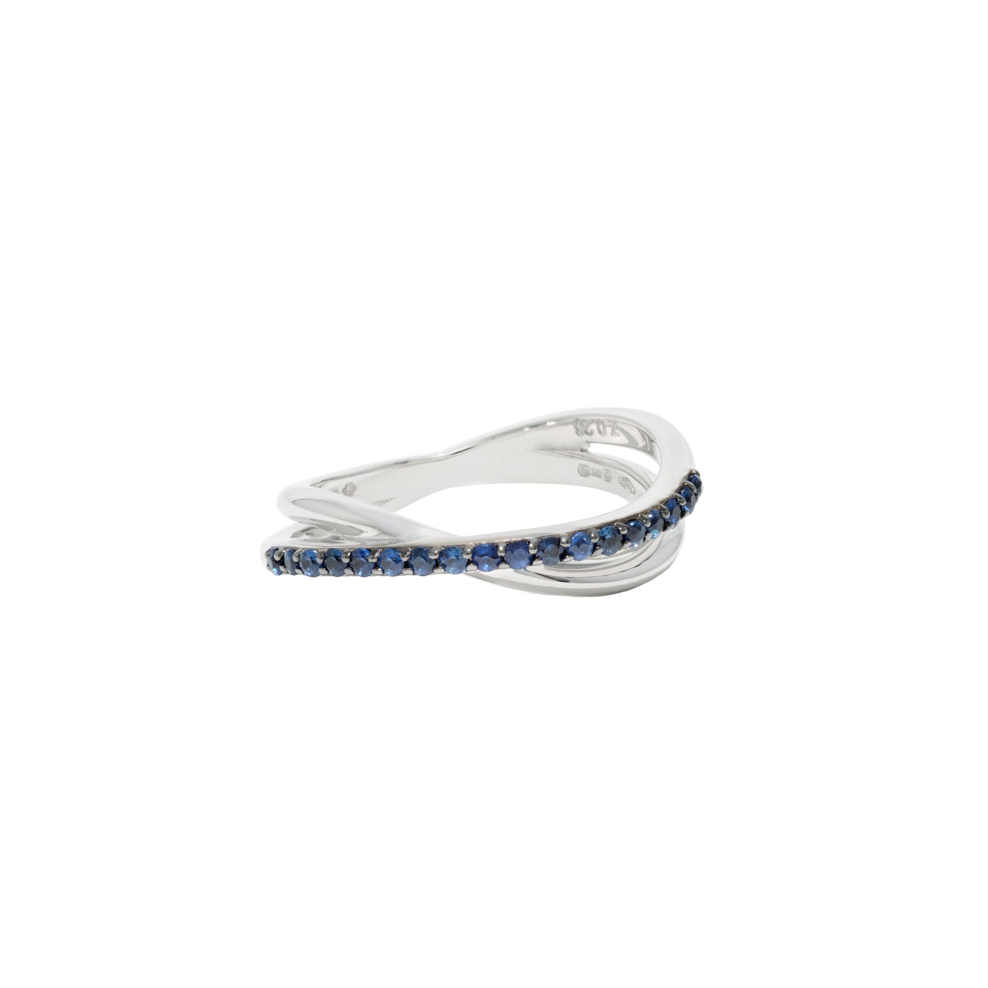 Noi White Gold Ring With Sapphires