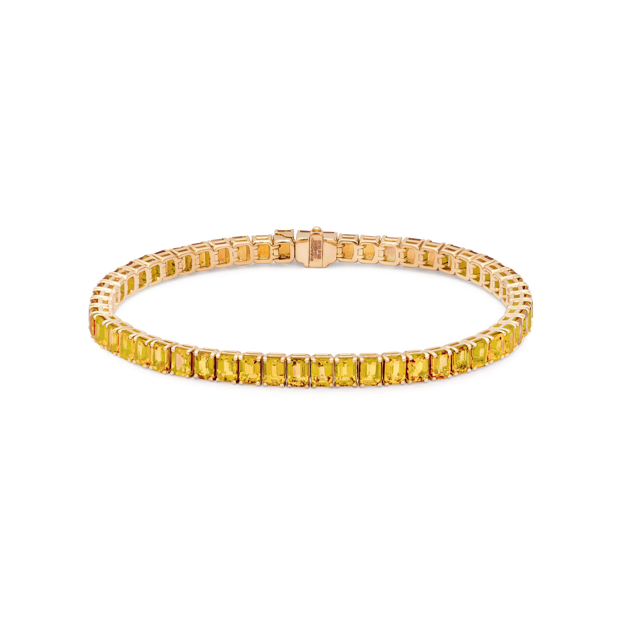 Pace Rose Gold Bracelet With Yellow Sapphires