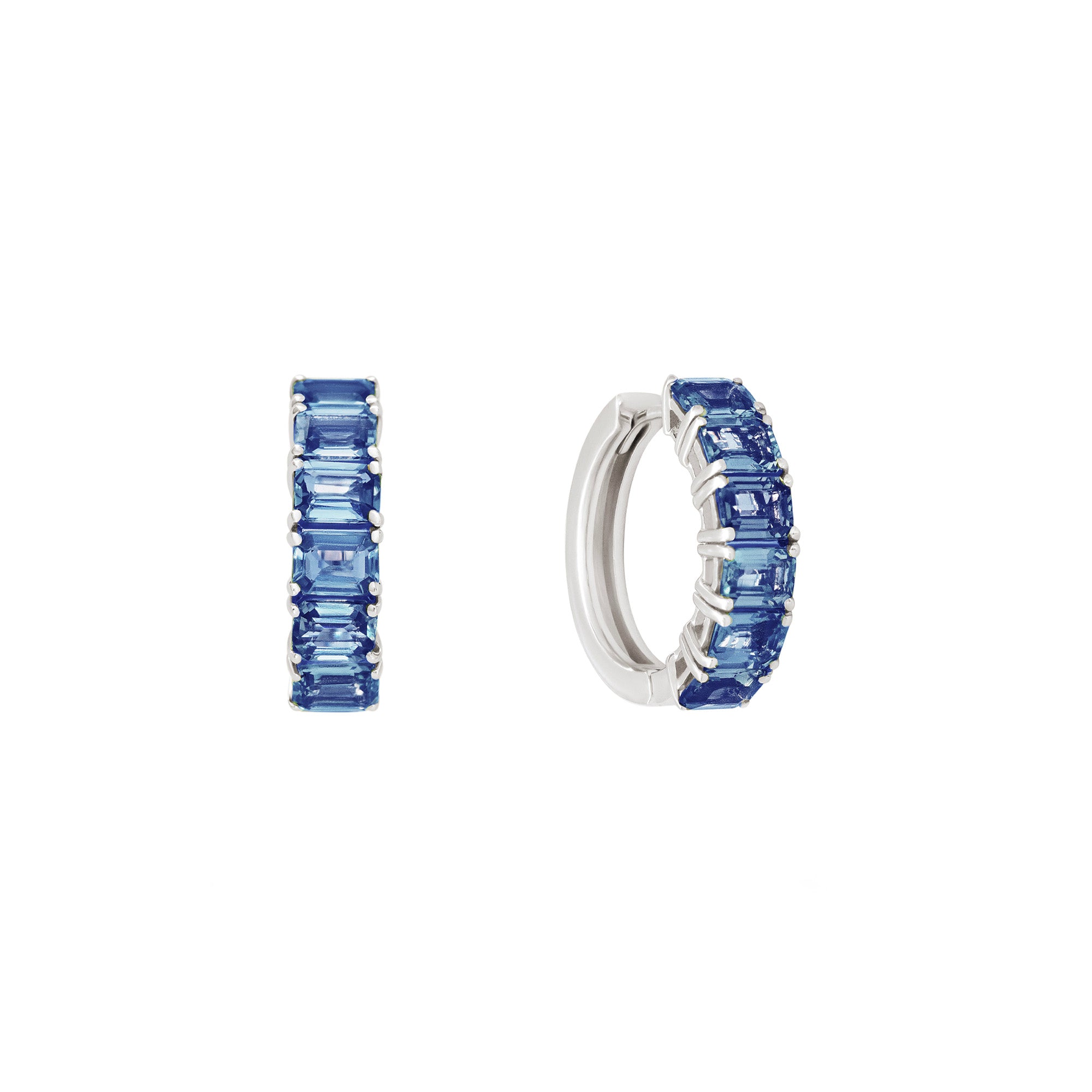 Pace White Gold Earrings With Sapphires