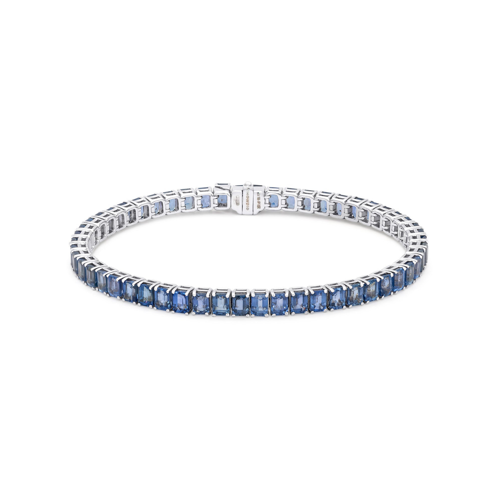 Pace White Gold Bracelet With Sapphires