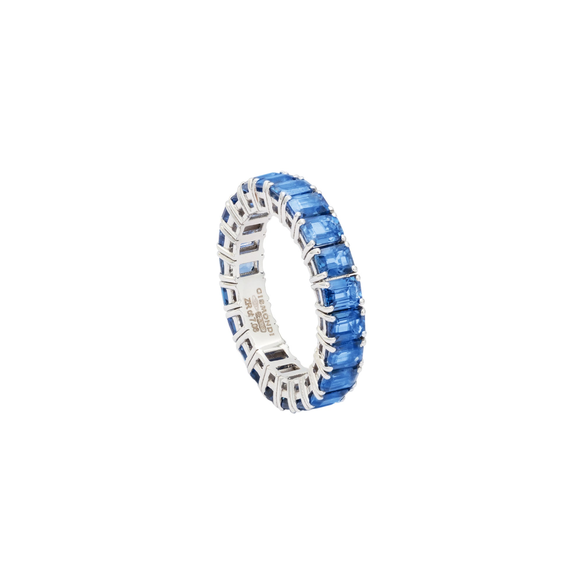 Pace White Gold Ring With Sapphires
